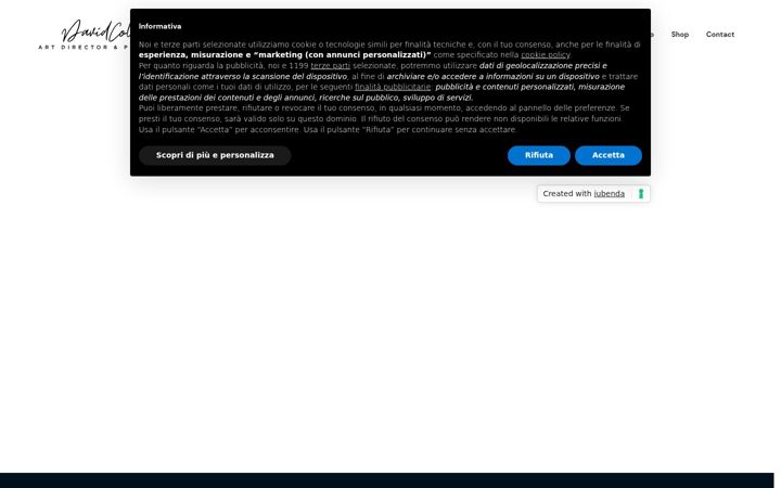 Screenshot von davidcoloma.it