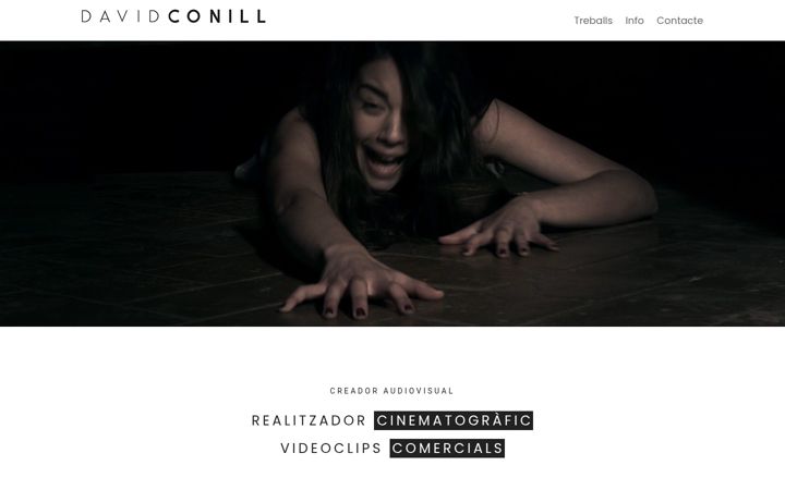 Screenshot of davidconill.com