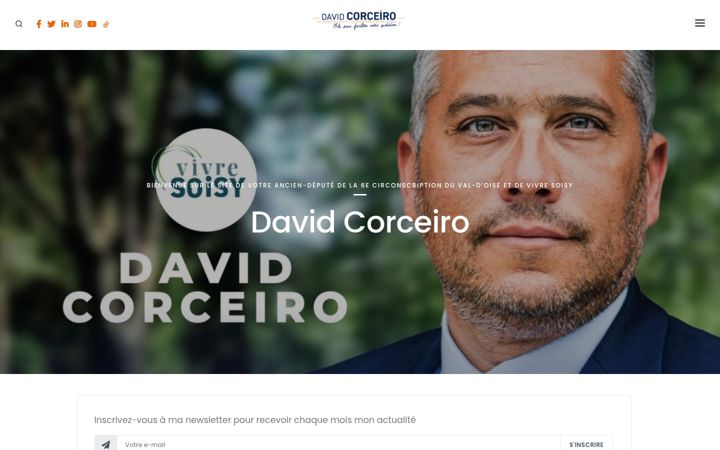 Zrzut ekranu davidcorceiro.fr