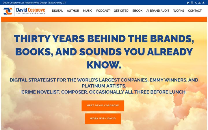 Screenshot of davidcosgrove.com