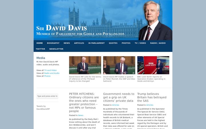 Screenshot of daviddavis.uk