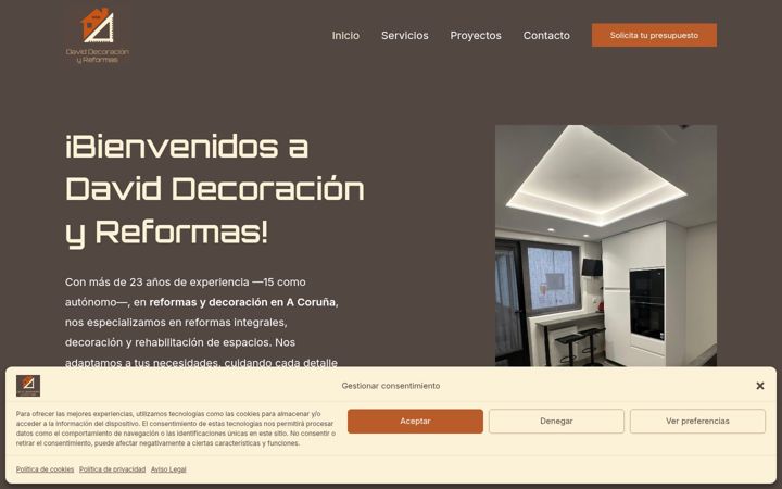 Screenshot di daviddecoracionyreformas.es