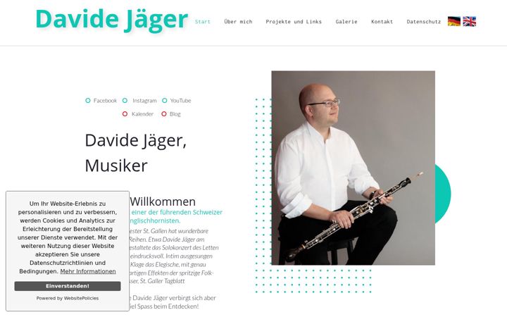 Screenshot of davide-jaeger.ch