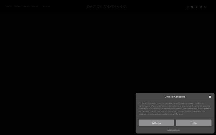 Screenshot von davideanzimanni.it