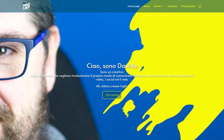 Zrzut ekranu davidecameli.it