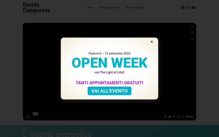 Screenshot of davidecamporese.com
