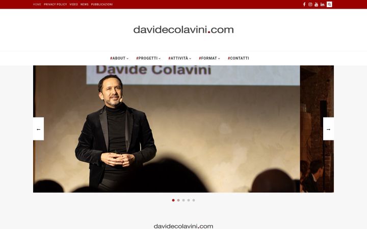 Zrzut ekranu davidecolavini.it