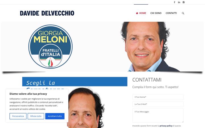 Zrzut ekranu davidedelvecchio.it