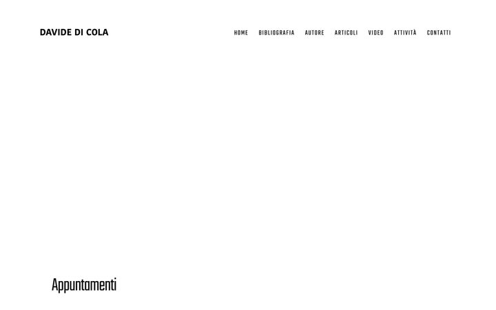 Screenshot of davidedicola.com