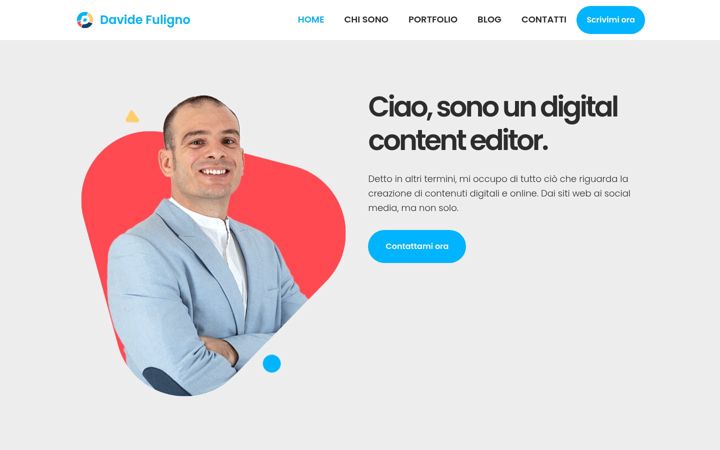 Ekrano kopija davidefuligno.it