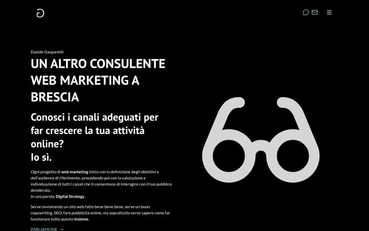 Screenshot of davidegasparetti.com