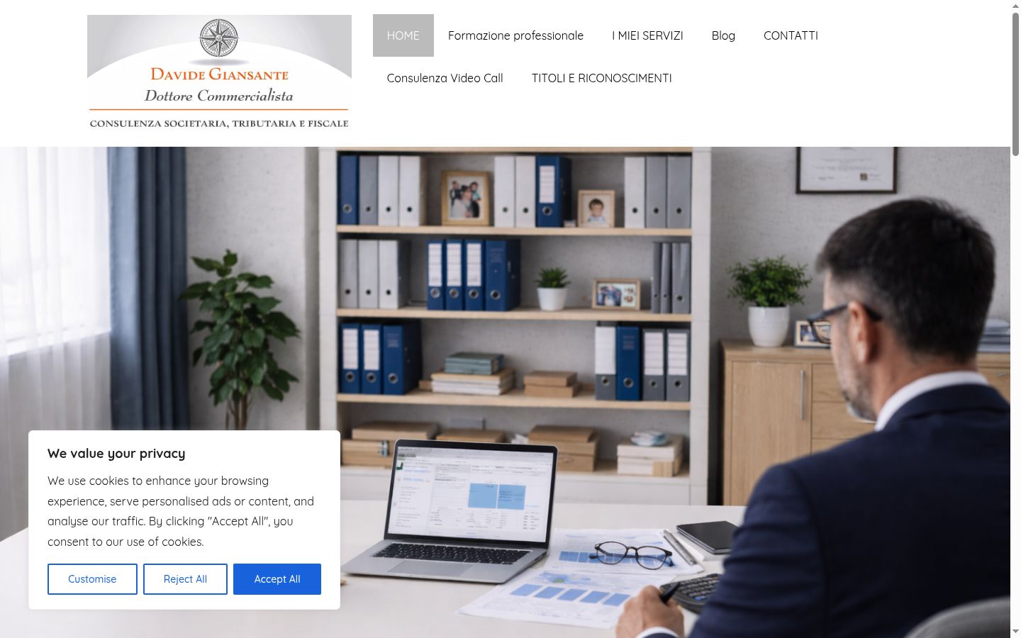 Sutikimo reklamjuostės, rodytos prieš bet kokią sąveiką, ekrano kopija
