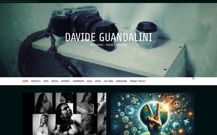 Snímek obrazovky davideguandalini.it