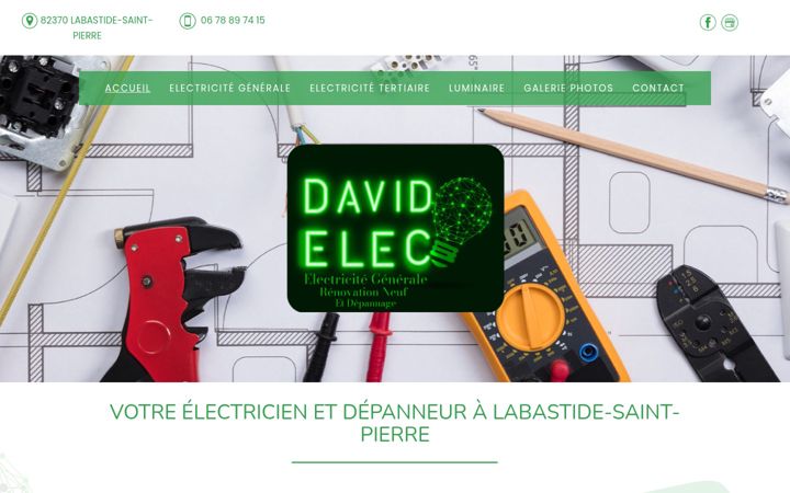 Zrzut ekranu davidelec82.fr
