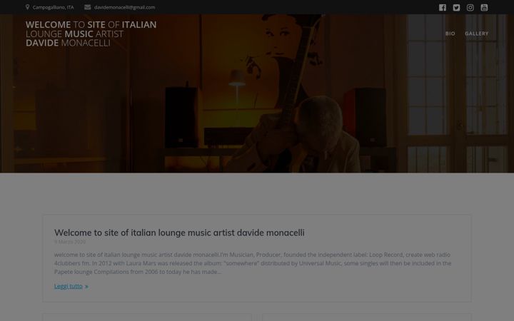 Screenshot of davidemonacelli.com