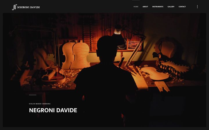 Screenshot of davidenegroni.com