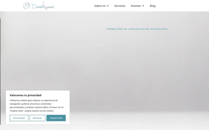 Screenshot of davidenuzzolo.com