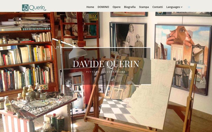 Screenshot of davidequerin.com
