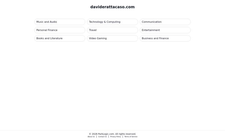 Screenshot of daviderattacaso.com