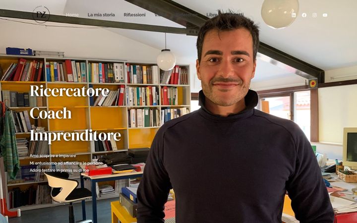 Screenshot του davidezamuner.com
