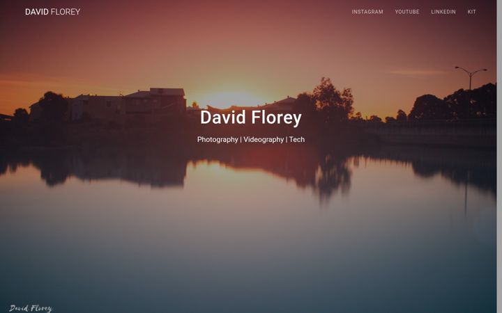 Zrzut ekranu davidflorey.com.au