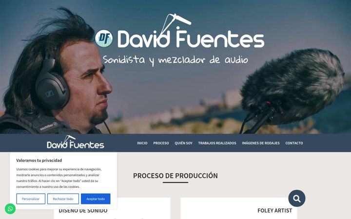 Screenshot of davidfuentes.es