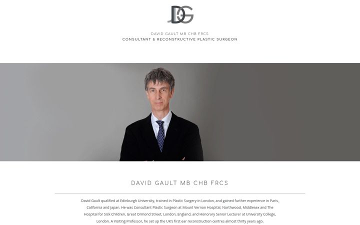 Screenshot of davidgault.co.uk