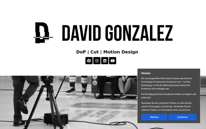 Screenshot of davidgonzalez.ch