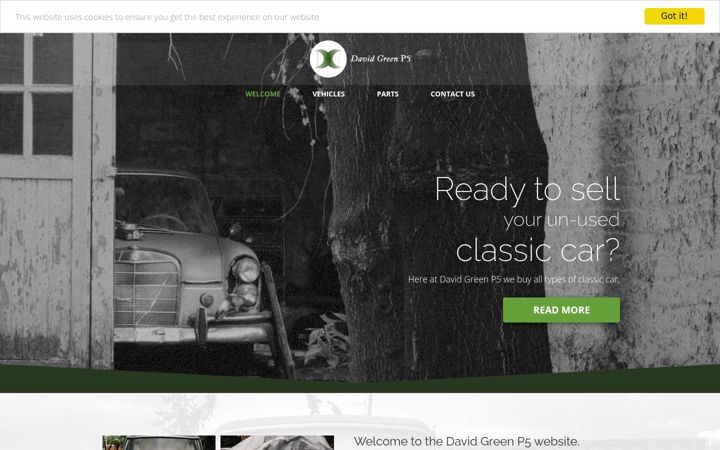 Screenshot of davidgreen-p5.co.uk
