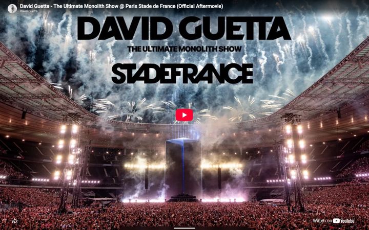 Screenshot of davidguetta.com