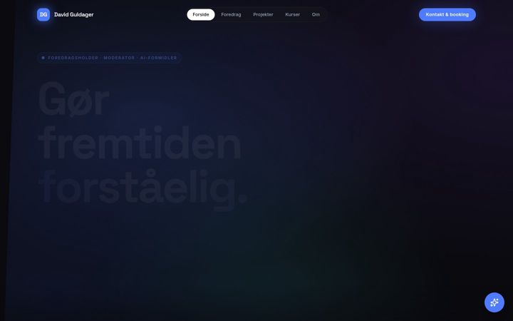 Screenshot of davidguldager.dk