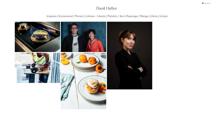 Screenshot of davidhaffen.com
