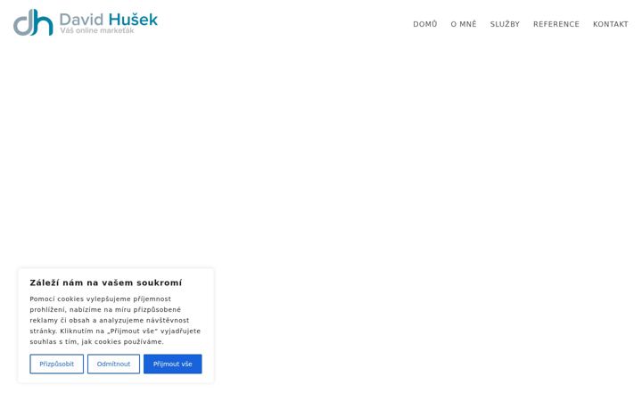 Екранна снимка на davidhusek.cz