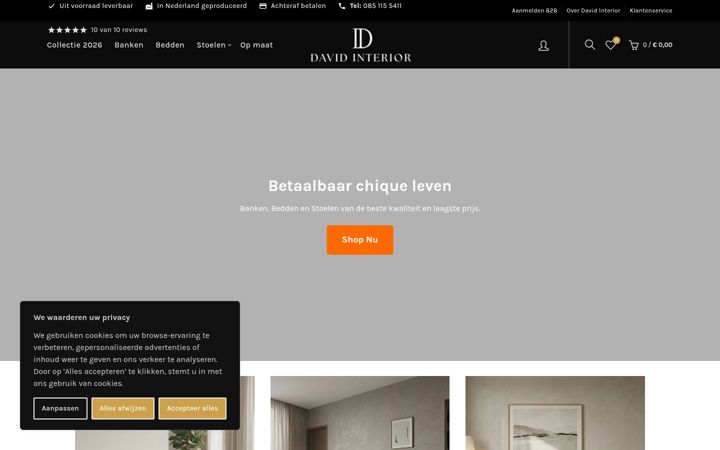 Screenshot di davidinterior.nl