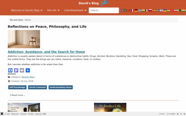 Screenshot of davidjakob.com