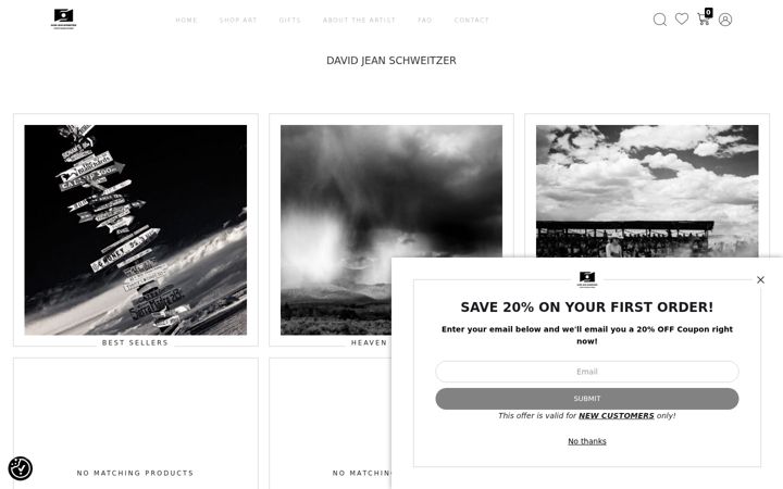 Screenshot of davidjeanschweitzer.com