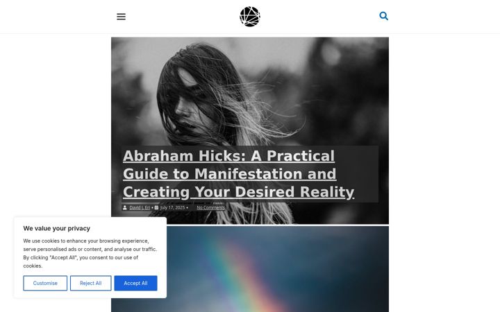 Screenshot of davidjeri.com