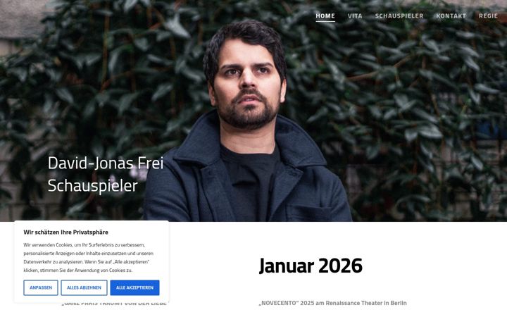 Screenshot of davidjonasfrei.de