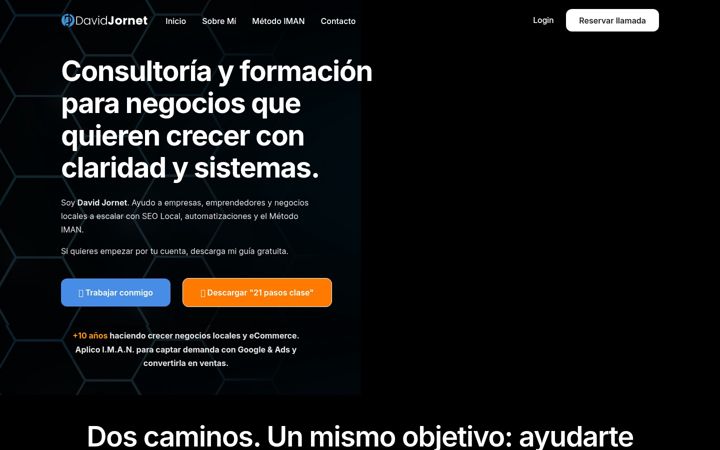 Screenshot of davidjornet.com