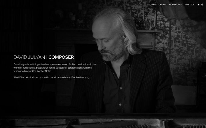Screenshot of davidjulyan.com