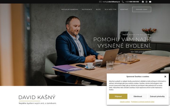 Екранна снимка на davidkasny.cz