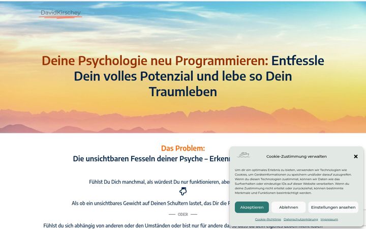 Screenshot of davidkirschey.de