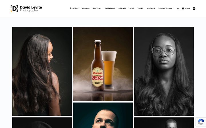 Screenshot of davidlevite.com