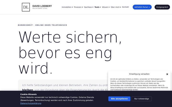 Screenshot of davidloebert.de
