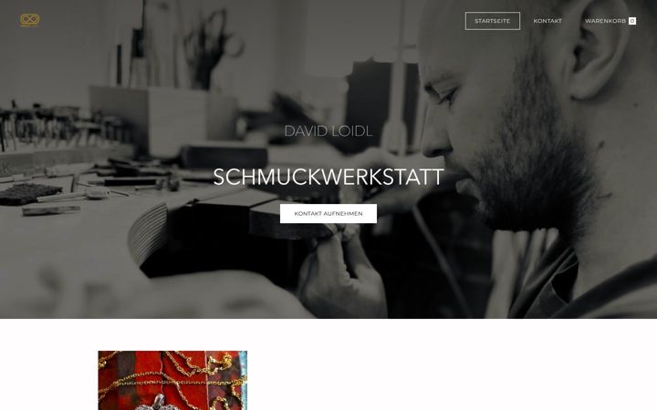 Screenshot of davidloidl.com