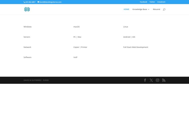 Screenshot of davidmgutierrez.com