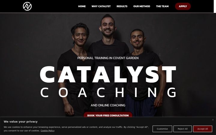 Screenshot of davidmirza.com