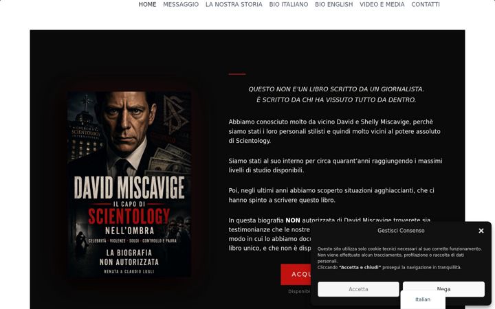 Screenshot of davidmiscavige.it