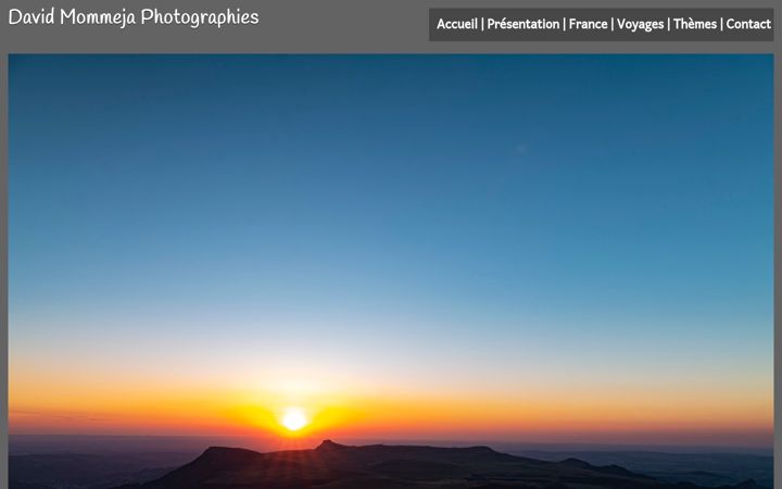 Screenshot of davidmommeja.com