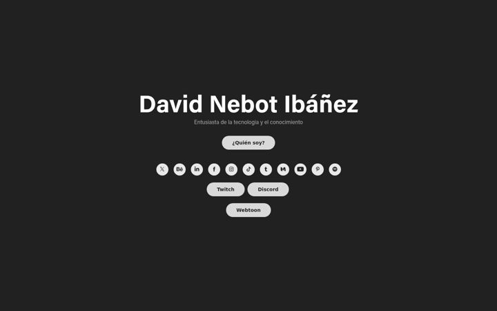 Skærmbillede af davidnebot.es